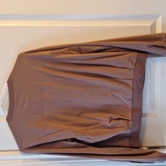 RW&CO. Women's Tan Pink  Bomber Jacket - Picture 4 of 4